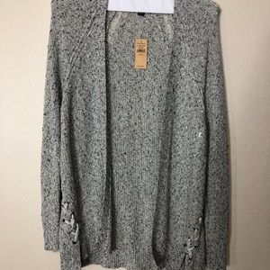 Gray knit cardigan! Never worn, has tags!